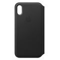 Dėklas Apple iPhone X/XS Leather Folio Black