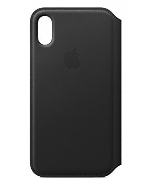 Dėklas Apple iPhone X/XS Leather Folio Black