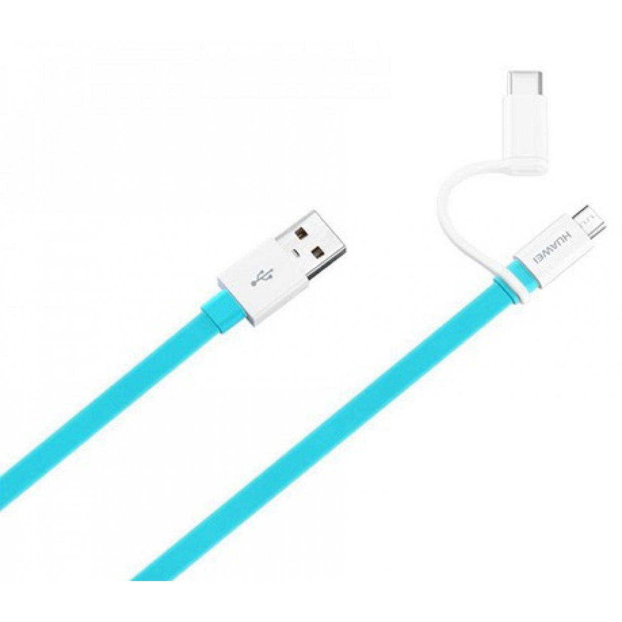 Kabelis Huawei AP55S USB to micro USB su Type C adapteriu 1.5m Mėlynas