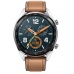 Huawei Watch GT Silver/Saddle Brown Leather Silicone Strap