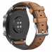 Huawei Watch GT Silver/Saddle Brown Leather Silicone Strap